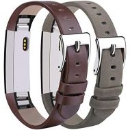 [아마존베스트]Tobfit Leather Bands Compatible with Alta Bands/Alta HR/Ace Accessory Band for Women Men, 5.5-8.1