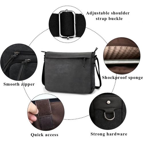  [아마존베스트]Tocode Mens Laptop Messenger Bags 15.6” Water Resistant Shoulder Bag