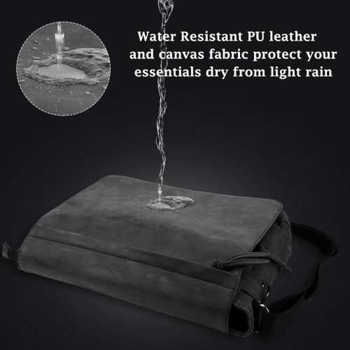  [아마존베스트]Tocode Mens Laptop Messenger Bags 15.6” Water Resistant Shoulder Bag