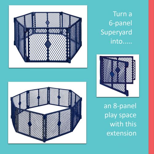  North States Pink Two-Panel Superyard Extension for Baby Playard
