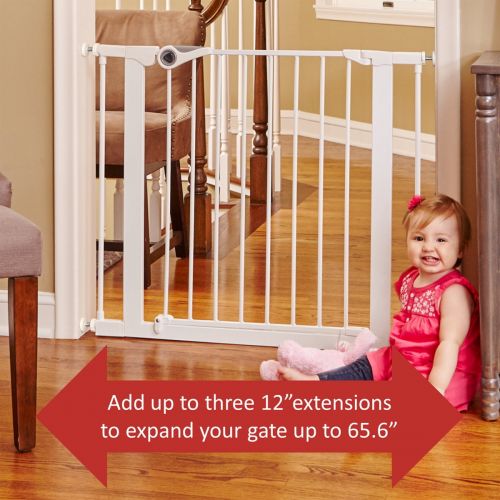  North States Essential Walk-Thru Baby Gate 12 inch extension