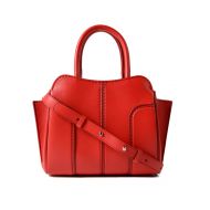 TodS Sella Mini red leather handbag