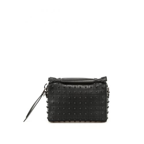 토즈 TodS Don Gommini black mini bowling bag