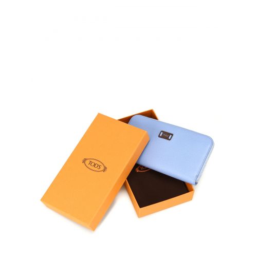 토즈 TodS Textured leather wallet