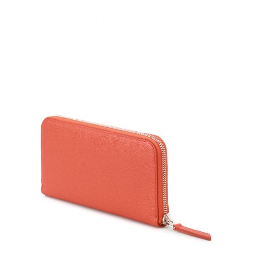 토즈 TodS Orange leather continental wallet