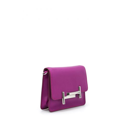 토즈 TodS Double T mini leather clutch