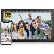 15.6 Inch Digital Picture Frame WiFi Smart Digital Photo Frame 32GB, Electronic Picture Frame IPS HD Touchscreen Programmable, Auto-Rotate, Share Photos Instantly