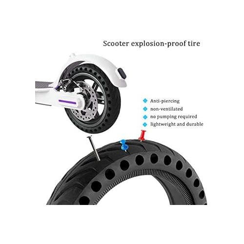  Solid Tires for Xiaomi m365 Electric Scooter Mijia M365, Gotrax GXL V2, 8.5 Inches Electric Scooter Wheels Front or Rear Replacement Honeycomb Solid Tires(2 Piece)