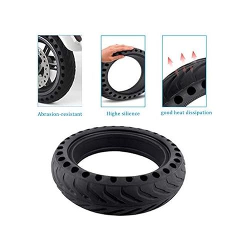  Solid Tires for Xiaomi m365 Electric Scooter Mijia M365, Gotrax GXL V2, 8.5 Inches Electric Scooter Wheels Front or Rear Replacement Honeycomb Solid Tires(2 Piece)