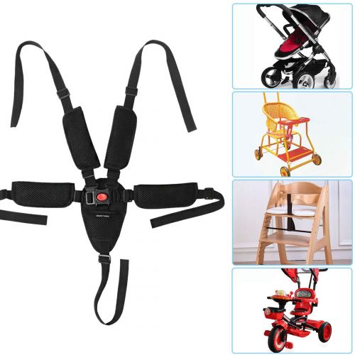  Together-life Universal 5 Point Harness Baby Seat Belt Adjustable Baby Safety Strap for Stroller High Chair Kids Safe Protection