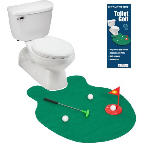  Toilet Golf Joke and Novelty Set by Trademark Innovations