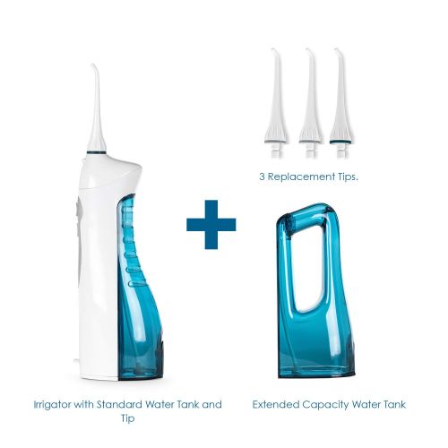  ToiletTree Products Poseidon Oral Irrigator Cordless & Portable Water Flosser with Standard...