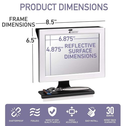 [아마존 핫딜]  [아마존핫딜]ToiletTree Products Fogless Shower Mirror with Squeegee