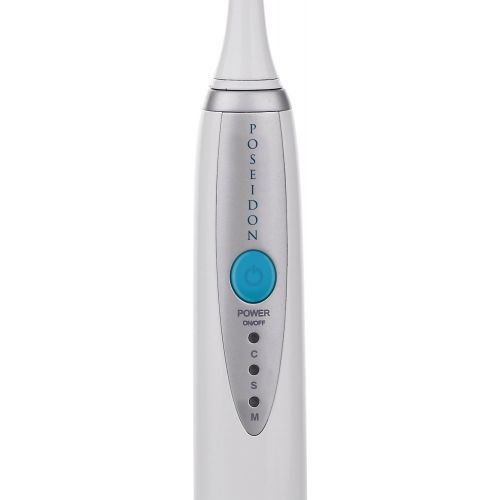  [아마존 핫딜]  [아마존핫딜]ToiletTree Products Poseidon Rechargeable Sonic Toothbrush with Inductive Charger and 3 Replacement Brush Heads for Multiple Users