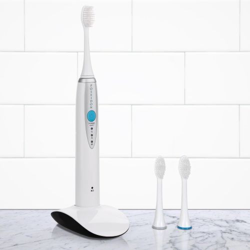  [아마존 핫딜]  [아마존핫딜]ToiletTree Products Poseidon Rechargeable Sonic Toothbrush with Inductive Charger and 3 Replacement Brush Heads for Multiple Users