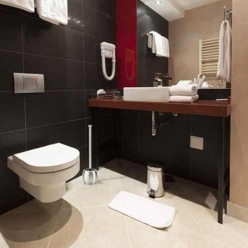  [아마존 핫딜]  [아마존핫딜]ToiletTree Products Modern Deluxe Freestanding Stainless Steeel Toilet Brush (Stainless Steel, Toilet Brush 6.5” x 6.5” x 18.5”)