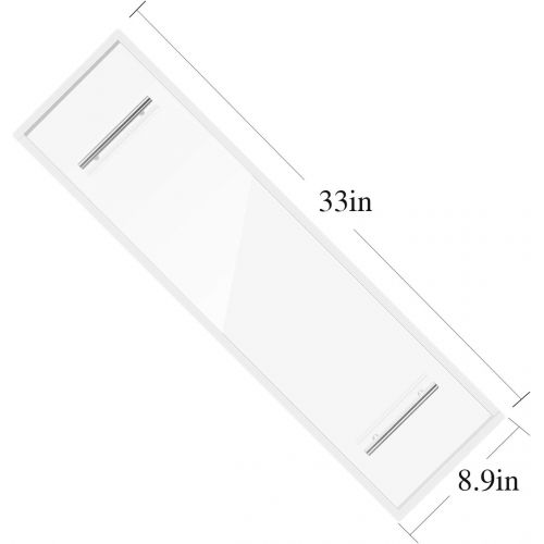  [아마존 핫딜] [아마존핫딜]ToiletTree Products ToiletTree Clear Acrylic Bathtub Caddy with Rust-Proof Stainless Steel Handles