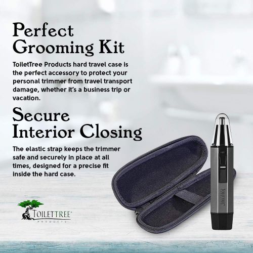  [아마존 핫딜] ToiletTree Products Water Resistant Heavy Duty Steel Nose Trimmer with LED Light and Travel Case