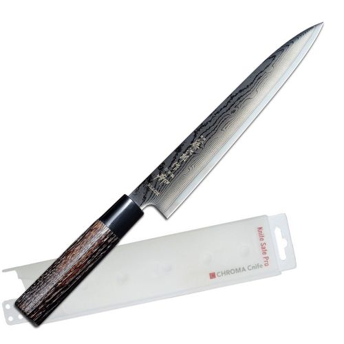  Tojiro Fleischmesser 21 cm Sippu Black Damast + Chroma Safe Pro