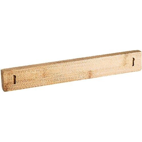  [아마존베스트]TokioKitchenWare Knife rack: original magnetic knife strip made of real bamboo wood (magnetic knife strip).