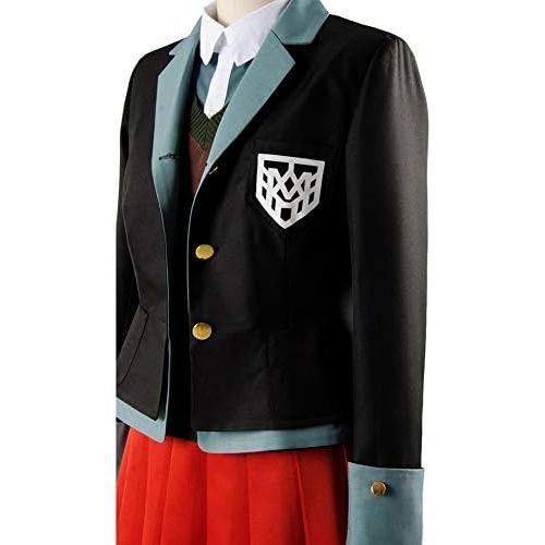  할로윈 용품Tokisaki Kurumi Danganronpa Costume Yumeno Himiko JK uniform Cosplay School Girl Uniform Suit Jacket Shirt Halloween Costumes