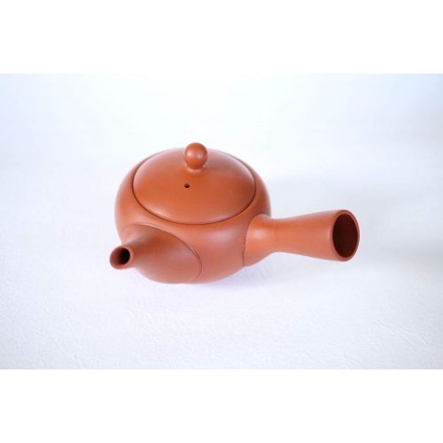  Tokoname ware Tokoname tea pot kyusu Kiwami shudei red komaru small 200ml