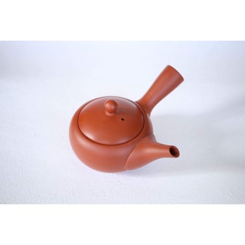  Tokoname ware Tokoname tea pot kyusu Kiwami shudei red komaru small 200ml