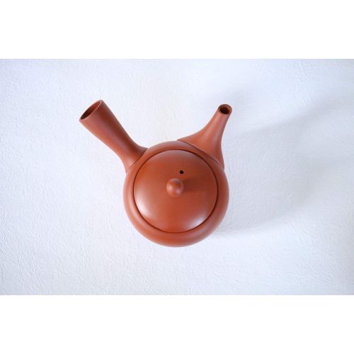  Tokoname ware Tokoname tea pot kyusu Kiwami shudei red komaru small 200ml