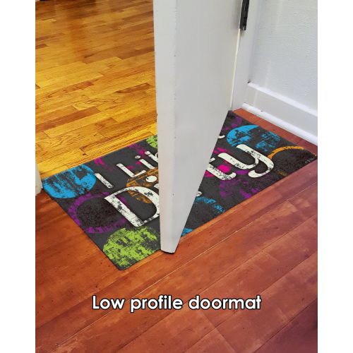  Toland Home Garden 800443 Dirty Feet Doormat, 18 x 30 Multicolor