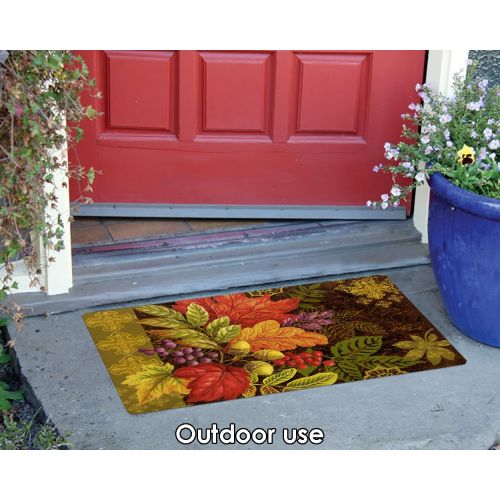  Toland Home Garden Changing Colors 18 x 30 Inch Decorative Floor Mat Seasonal Leaf Fall Autumn Leaves Doormat