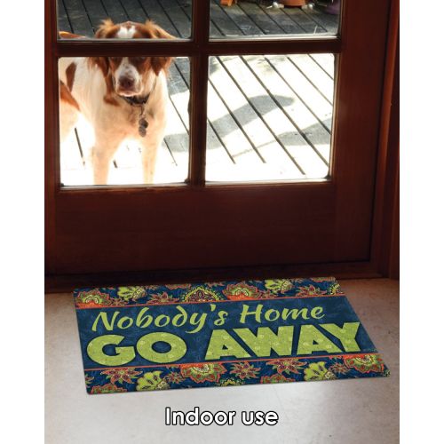  Toland Home Garden 800439 Go Away Doormat, 18 x 30 Multicolor