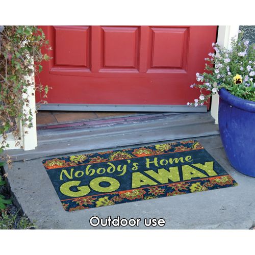  Toland Home Garden 800439 Go Away Doormat, 18 x 30 Multicolor