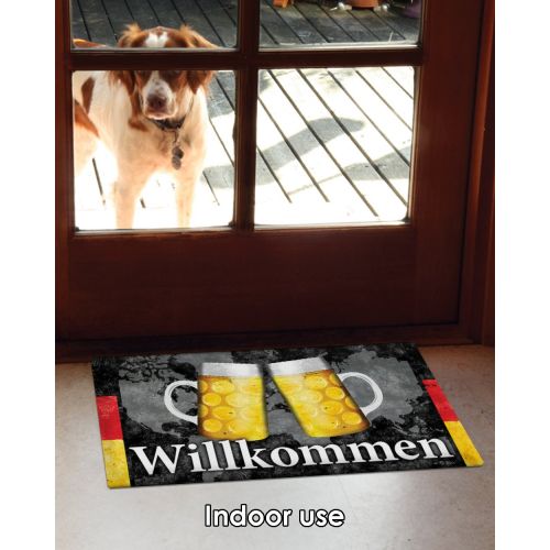  Toland Home Garden 800431 German Welcome Doormat, 18 x 30 Multicolor