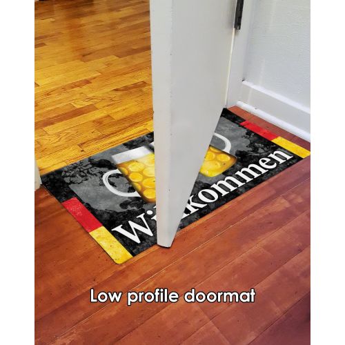  Toland Home Garden 800431 German Welcome Doormat, 18 x 30 Multicolor