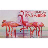 Toland Home Garden 800411 Flamingo Paradise Doormat, 18 x 30 Multicolor