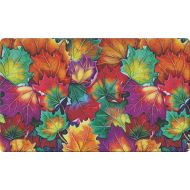 Toland Home Garden Leaf Collage 18 x 30 Decorative Colorful Floor Mat Fall Autumn Leaves Doormat (800273)