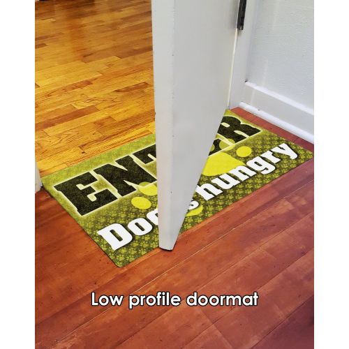  Toland Home Garden 800434 Feed The Dog Doormat, 18 x 30 Multicolor