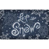 Toland Home Garden Let It Snow 18 x 30 Inch Decorative Floor Mat Winter Snowflake Christmas Doormat - 800095