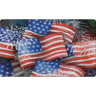 Toland Home Garden Sparkling Old Glory 18 x 30 Inch Decorative Floor Mat Patriotic USA America Flag Collage Doormat