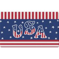 Toland Home Garden Veteran Salute 18 x 30 Inch Decorative Floor Mat Patriotic USA America Stars Stripes Doormat