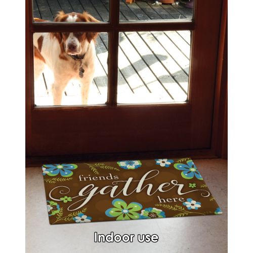  Toland Home Garden 800437 Gathering Friends Doormat, 18 x 30 Multicolor