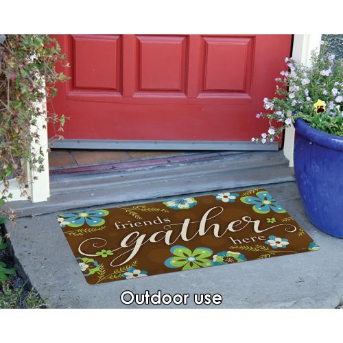  Toland Home Garden 800437 Gathering Friends Doormat, 18 x 30 Multicolor
