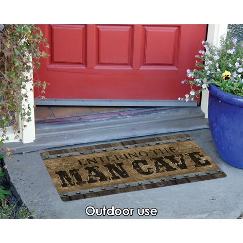  Toland Home Garden 800447 Man Cave Brown Doormat, 18 x 30 Multicolor