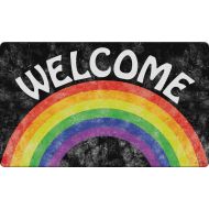 Toland Home Garden 800452 Welcome Rainbow Doormat, 18 x 30 Multicolor