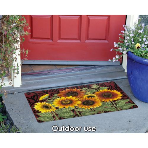  Toland Home Garden Sunflower Medley 18 x 30 Inch Decorative Floor Mat Fall Autumn Flower Seasonal Doormat