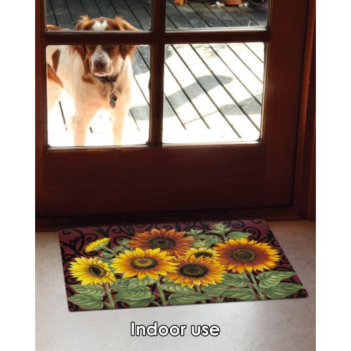  Toland Home Garden Sunflower Medley 18 x 30 Inch Decorative Floor Mat Fall Autumn Flower Seasonal Doormat