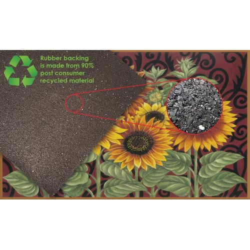  Toland Home Garden Sunflower Medley 18 x 30 Inch Decorative Floor Mat Fall Autumn Flower Seasonal Doormat