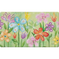 Toland Home Garden Spring Blooms 18 x 30 Inch Decorative Floor Mat Flower Colorful Floral Doormat