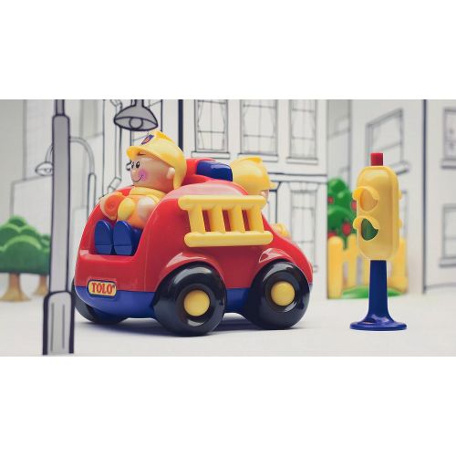  Tolo First Friends Children Toy (2 Piece), Fire Engine
