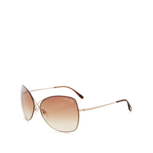  Tom Ford Womens Round Sunglasses, 60mm